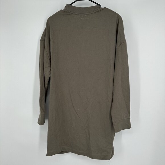 RDI Sweatshirt Tunic Twist‎ front Long Sleeve Green Size Small NWOT - Picture 4 of 4